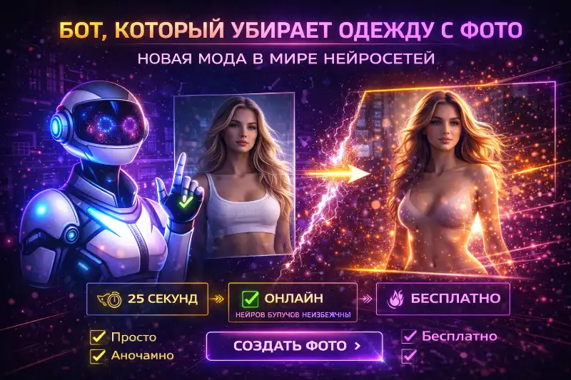 Бот, который убирает одежду с фото – новая мода в мире нейросетей