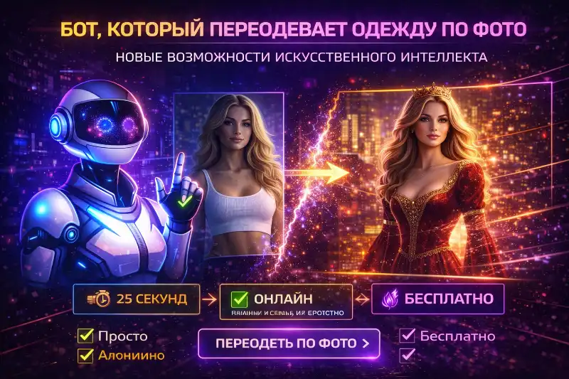 Бот, который снимает одежду по фото – новые возможности искусственного интеллекта