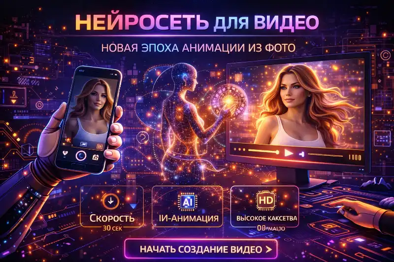 Нейросеть для создания видео: лучшие инструменты 2026 года