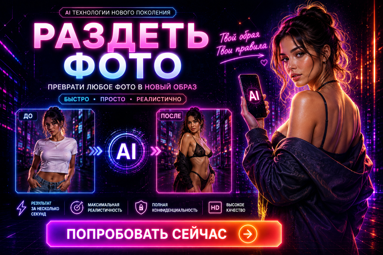 Раздеть фото — обзор технологий и инструментов